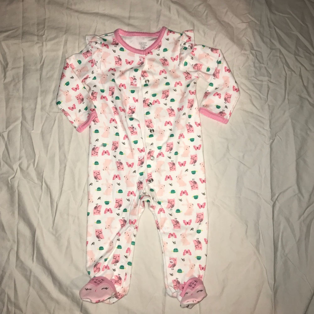 Cute baby girl sleeper